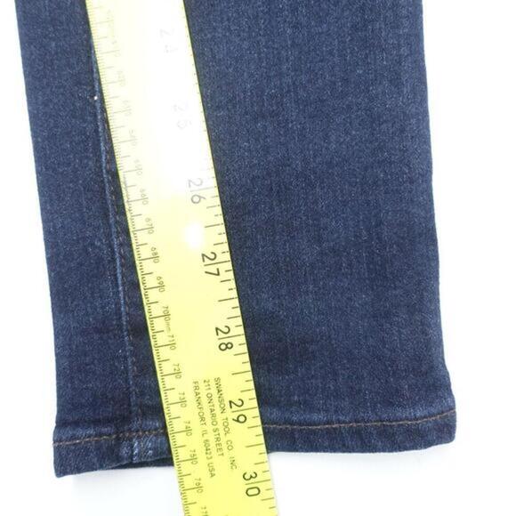 AG Adriano Goldschmied Jeans Women's 25 Blue Denim Mid-Rise Cigarette‎ Zip Fly - Picture 2 of 9
